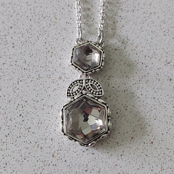 NWT Napier Rhinestone Earrings and Matching Necklace - Picture 4 of 7